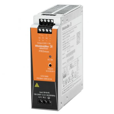 WEIDMULLER PRO MAX 120W 12V 10A Zasilanie, 120 W, 10 A przy 60 °C 1478230000 /1szt./ (1478230000)