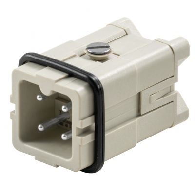 WEIDMULLER HDC HA 3 MS Wkład styku (złącza przemysłowe), złącze męskie, 400 V, 16 A, Liczba biegunów: 3, złącze śrubowe, Wielkość konstrukcyjna: 1 1498100000 /1szt./ (1498100000)