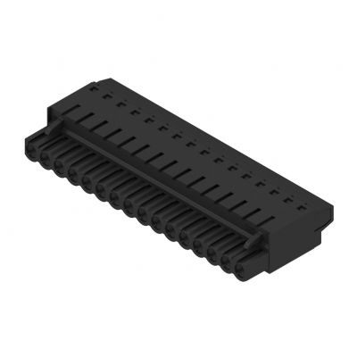WEIDMULLER BLT 5.08HC/16/180 SN BK BX Wtyk PCB (złącze wiązki), 5.08 mm, Liczba biegunów: 16, Przylącze TOP 1500910000 /18szt./ (1500910000)