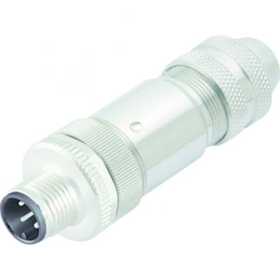 WEIDMULLER SAISM-5/8S-M12 5P A-ZF Wtyczka okrągła (możliwość dostosowania), złącze męskie, proste, złącze sprężynowe, M12, 0.14 mm², 0.75 mm², 6 - 8 mm, Liczba biegunów: 5, Przyłącze e 1507700000 /1sz (1507700000)