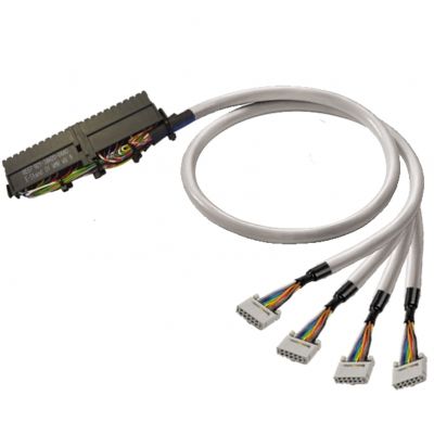 WEIDMULLER PAC-S300-4X10-V0-2M Przewód PLC, Sygnały cyfrowe, 10 biegunów, Kabel LiYY, 2 m, 0.14 mm² 1512640020 /1szt./ (1512640020)