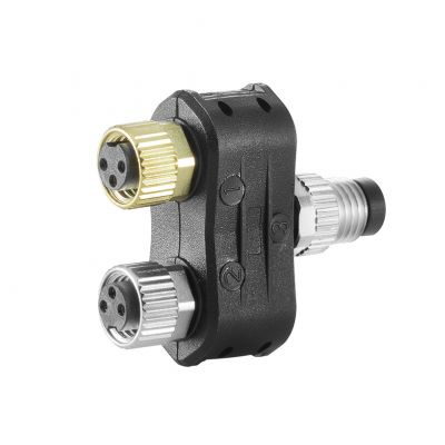 WEIDMULLER SAI-Y-4/3 M8-M8 Adapter czujnik-siłownik, Liczba biegunów: 4, kodowanie: M8 = żadna, M8 / M8, 24 V 1524720000 /1szt./ (1524720000)