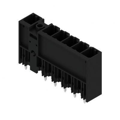 WEIDMULLER SV 7.62HP/06/180MF2 3.5SN BK BX Wtyki PCB (złącza płyty), 7.62 mm, Liczba biegunów: 6, kąt odejścia: 180° 1543190000 /30szt./ (1543190000)