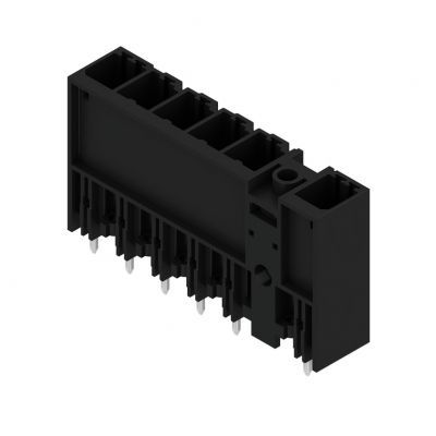 WEIDMULLER SV 7.62HP/06/180MF6 3.5SN BK BX Wtyki PCB (złącza płyty), 7.62 mm, Liczba biegunów: 6, kąt odejścia: 180° 1543230000 /30szt./ (1543230000)