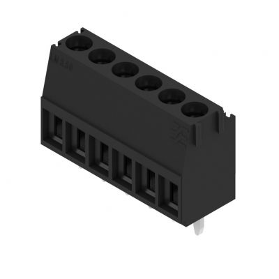 WEIDMULLER LM 3.50/06/90 3.2SN BK BX Zacisk płytki drukowanej, 3.50 mm, Liczba biegunów: 6, Kierunek odejścia przewodu: 90°, Przyłącze z jarzmem 1561150000 /50szt./ (1561150000)