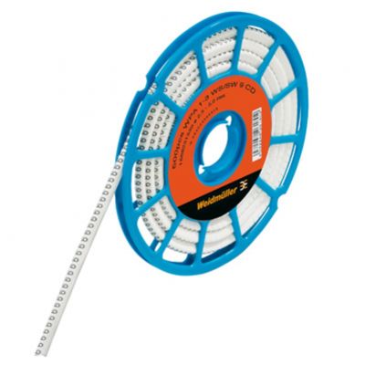 WEIDMULLER CLI C 1-3 WS NE CD System kodowania kabli, 2.5 - 5 mm, 4.2 mm, Neutralna, PVC, miękkie, bez kadmu, biały 1568251044 /500szt./ (1568251044)