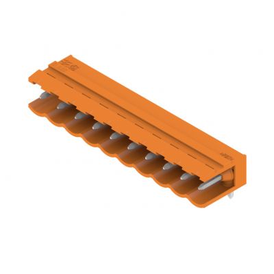 WEIDMULLER SL 5.00/10/90 3.2SN OR BX Wtyki PCB (złącza płyty), 5.00 mm, Liczba biegunów: 10, kąt odejścia: 90° 1571210000 /50szt./ (1571210000)