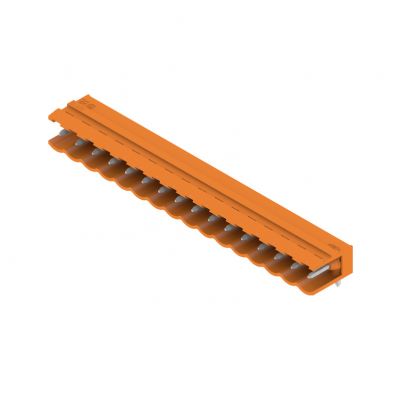 WEIDMULLER SL 5.00/16/90 3.2SN OR BX Wtyki PCB (złącza płyty), 5.00 mm, Liczba biegunów: 16, kąt odejścia: 90° 1571260000 /50szt./ (1571260000)