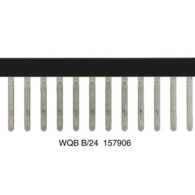 WEIDMULLER WQB B/24 Złącze krosujące (terminal), przykręcany, Liczba biegunów: 24, Raster w mm: 5.10, Izolowany: Tak, czarny 1579060000 /20szt./ (1579060000)