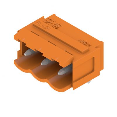WEIDMULLER SL 5.00/03/90B 3.2SN OR BX Wtyki PCB (złącza płyty), 5.00 mm, Liczba biegunów: 3, kąt odejścia: 90° 1580870000 /100szt./ (1580870000)