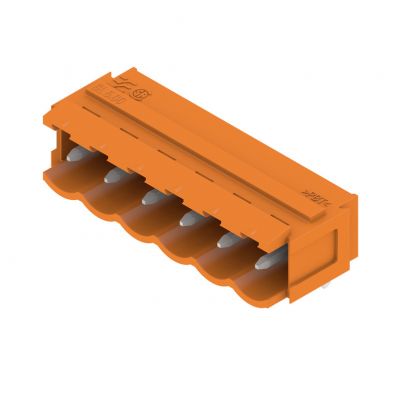 WEIDMULLER SL 5.00/06/90B 3.2SN OR BX Wtyki PCB (złącza płyty), 5.00 mm, Liczba biegunów: 6, kąt odejścia: 90° 1580900000 /50szt./ (1580900000)