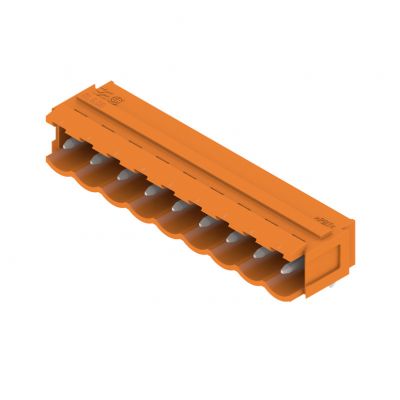 WEIDMULLER SL 5.00/09/90B 3.2SN OR BX Wtyki PCB (złącza płyty), 5.00 mm, Liczba biegunów: 9, kąt odejścia: 90° 1580930000 /50szt./ (1580930000)