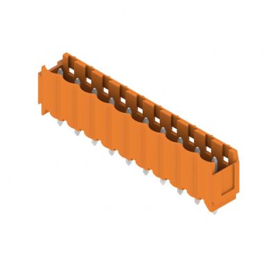WEIDMULLER SL 5.00/10/180B 3.2SN OR BX Wtyki PCB (złącza płyty), 5.00 mm, Liczba biegunów: 10, kąt odejścia: 180° 1581860000 /50szt./ (1581860000)