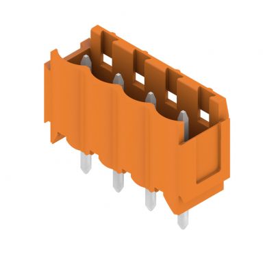 WEIDMULLER SL 5.00/04/180B 4.5SN OR BX Wtyki PCB (złącza płyty), 5.00 mm, Liczba biegunów: 4, kąt odejścia: 180° 1582030000 /100szt./ (1582030000)