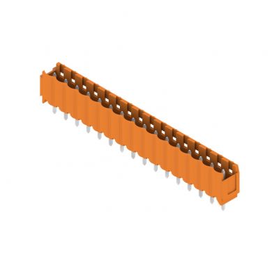 WEIDMULLER SL 5.00/16/180B 4.5SN OR BX Wtyki PCB (złącza płyty), 5.00 mm, Liczba biegunów: 16, kąt odejścia: 180° 1582150000 /50szt./ (1582150000)