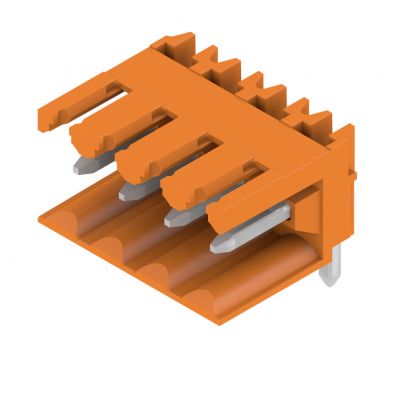 WEIDMULLER SL 3.50/04/90 3.2SN OR BX Wtyki PCB (złącza płyty), 3.50 mm, Liczba biegunów: 4, kąt odejścia: 90° 1597230000 /100szt./ (1597230000)