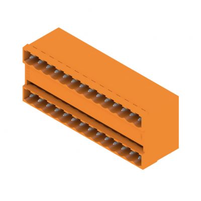 WEIDMULLER SLD 5.08/28/90G 3.2SN OR BX Wtyki PCB (złącza płyty), 5.08 mm, Liczba biegunów: 28, kąt odejścia: 90° 1601910000 /10szt./ (1601910000)