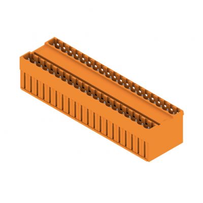 WEIDMULLER SLD 5.08/40/180G 3.2SN OR BX Wtyki PCB (złącza płyty), 5.08 mm, Liczba biegunów: 40, kąt odejścia: 180° 1602570000 /10szt./ (1602570000)