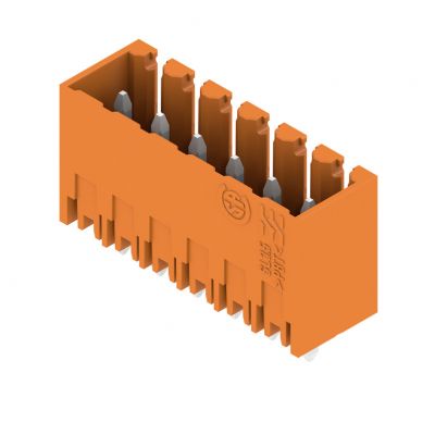 WEIDMULLER SL 3.50/06/180G 3.2SN OR BX Wtyki PCB (złącza płyty), 3.50 mm, Liczba biegunów: 6, kąt odejścia: 180° 1604510000 /50szt./ (1604510000)