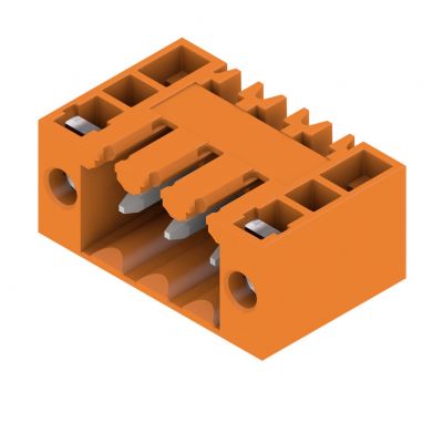 WEIDMULLER SL 3.50/03/90F 3.2SN OR BX Wtyki PCB (złącza płyty), 3.50 mm, Liczba biegunów: 3, kąt odejścia: 90° 1607050000 /100szt./ (1607050000)