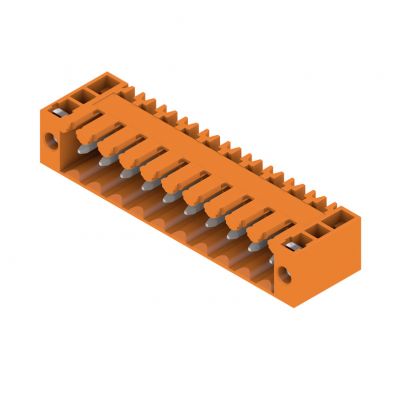 WEIDMULLER SL 3.50/10/90F 3.2SN OR BX Wtyki PCB (złącza płyty), 3.50 mm, Liczba biegunów: 10, kąt odejścia: 90° 1607120000 /50szt./ (1607120000)