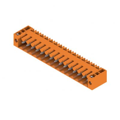 WEIDMULLER SL 3.50/15/90F 3.2SN OR BX Wtyki PCB (złącza płyty), 3.50 mm, Liczba biegunów: 15, kąt odejścia: 90° 1607170000 /50szt./ (1607170000)