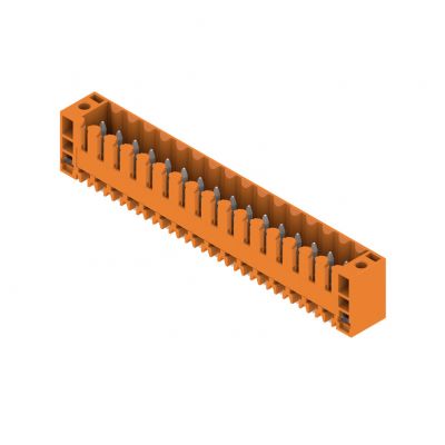 WEIDMULLER SL 3.50/16/180F 3.2SN OR BX Wtyki PCB (złącza płyty), 3.50 mm, Liczba biegunów: 16, kąt odejścia: 180° 1607640000 /50szt./ (1607640000)
