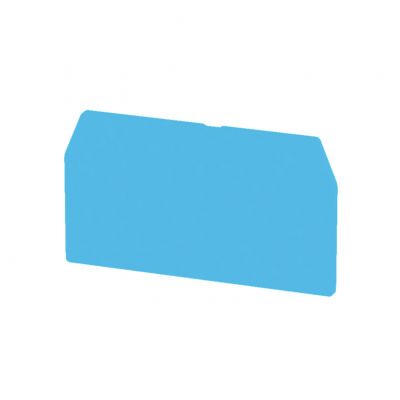 WEIDMULLER ZAP/TW 5 BL Płyta separacyjna (terminal), Płyta zamykająca i pośrednia, 65 mm x 37 mm, niebieski 1608840000 /50szt./ (1608840000)