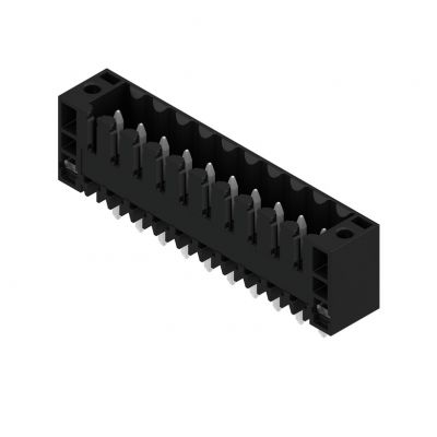 WEIDMULLER SL 3.50/10/180F 4.5 SN BK BX Wtyki PCB (złącza płyty), 3.50 mm, Liczba biegunów: 10, kąt odejścia: 180° 1616210000 /50szt./ (1616210000)