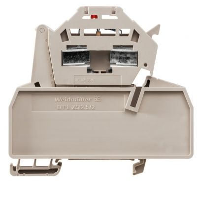 WEIDMULLER ZSI 2.5/2/LD 120AC Zacisk bezpiecznika, Złącze sprężynowe, element bezpiecznikowy, z LED, do poprzecznych złącz wtykowych, zamknięte, złącze sprężynowe, 2.5 mm², 120 V, 1616490000 /10szt./ (1616490000)