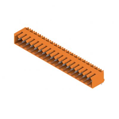 WEIDMULLER SL 3.50/19/90G 3.2SN OR BX Wtyki PCB (złącza płyty), 3.50 mm, Liczba biegunów: 19, kąt odejścia: 90° 1619400000 /20szt./ (1619400000)