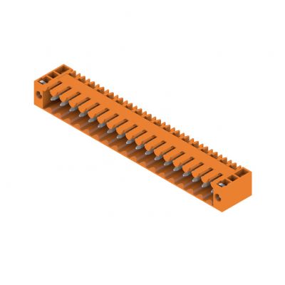 WEIDMULLER SL 3.50/18/90F 3.2SN OR BX Wtyki PCB (złącza płyty), 3.50 mm, Liczba biegunów: 18, kąt odejścia: 90° 1619780000 /20szt./ (1619780000)
