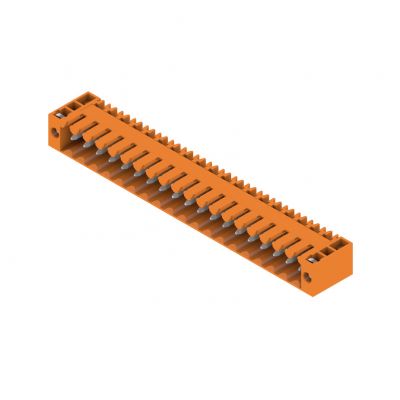 WEIDMULLER SL 3.50/19/90F 3.2SN OR BX Wtyki PCB (złącza płyty), 3.50 mm, Liczba biegunów: 19, kąt odejścia: 90° 1619790000 /20szt./ (1619790000)