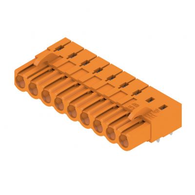 WEIDMULLER BLL 5.08/09/90 3.2 SN OR BX Wtyki PCB (złącza płyty), 5.08 mm, Liczba biegunów: 9, kąt odejścia: 90° 1623010000 /36szt./ (1623010000)