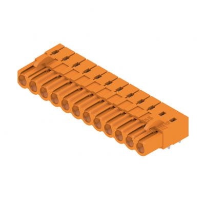 WEIDMULLER BLL 5.08/12/90 3.2 SN OR BX Wtyki PCB (złącza płyty), 5.08 mm, Liczba biegunów: 12, kąt odejścia: 90° 1623040000 /30szt./ (1623040000)