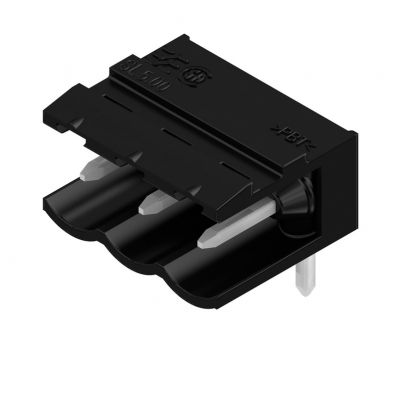 WEIDMULLER SL 5.00/03/90 4.5SN BK BX Wtyki PCB (złącza płyty), 5.00 mm, Liczba biegunów: 3, kąt odejścia: 90° 1626000000 /100szt./ (1626000000)