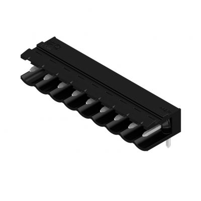 WEIDMULLER SL 5.00/09/90 4.5SN BK BX Wtyki PCB (złącza płyty), 5.00 mm, Liczba biegunów: 9, kąt odejścia: 90° 1626050000 /50szt./ (1626050000)