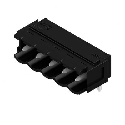 WEIDMULLER SL 5.00/05/90B 4.5SN BK BX Wtyki PCB (złącza płyty), 5.00 mm, Liczba biegunów: 5, kąt odejścia: 90° 1626230000 /50szt./ (1626230000)