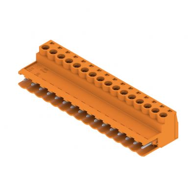 WEIDMULLER SLS 5.08/16/180 SN OR BX Wtyk PCB (złącze wiązki), 5.08 mm, Liczba biegunów: 16, Przyłącze z jarzmem 1627230000 /18szt./ (1627230000)