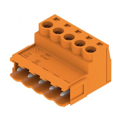 WEIDMULLER SLS 5.08/05/180B SN OR BX Wtyk PCB (złącze wiązki), 5.08 mm, Liczba biegunów: 5, Przyłącze z jarzmem 1627270000 /66szt./ (1627270000)