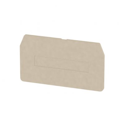 WEIDMULLER ZAP/TW 4 Płyta separacyjna (terminal), Płyta zamykająca i pośrednia, 62 mm x 34.8 mm, Ciemnobeżowy 1632090000 /50szt./ (1632090000)