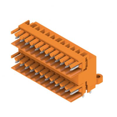 WEIDMULLER SLD 3.50/24/90 3.2SN OR BX Wtyki PCB (złącza płyty), 3.50 mm, Liczba biegunów: 24, kąt odejścia: 90° 1633450000 /10szt./ (1633450000)
