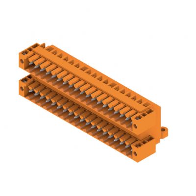 WEIDMULLER SLD 3.50/38/90F 3.2SN OR BX Wtyki PCB (złącza płyty), 3.50 mm, Liczba biegunów: 38, kąt odejścia: 90° 1633980000 /10szt./ (1633980000)