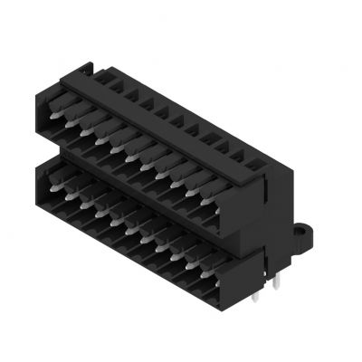 WEIDMULLER SLD 3.50/24/90G 4.5SN BK BX Wtyki PCB (złącza płyty), 3.50 mm, Liczba biegunów: 24, kąt odejścia: 90° 1634370000 /10szt./ (1634370000)