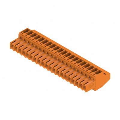 WEIDMULLER BL 3.50/20/90 SN OR BX Wtyk PCB (złącze wiązki), 3.50 mm, Liczba biegunów: 20, Przyłącze z jarzmem 1638730000 /24szt./ (1638730000)