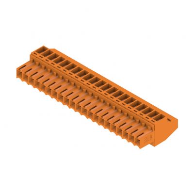WEIDMULLER BL 3.50/21/90 SN OR BX Wtyk PCB (złącze wiązki), 3.50 mm, Liczba biegunów: 21, Przyłącze z jarzmem 1638740000 /24szt./ (1638740000)