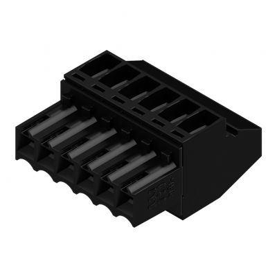 WEIDMULLER BL 3.50/06/90 SN BK BX Wtyk PCB (złącze wiązki), 3.50 mm, Liczba biegunów: 6, Przyłącze z jarzmem 1638820000 /84szt./ (1638820000)
