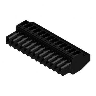 WEIDMULLER BL 3.50/13/90 SN BK BX Wtyk PCB (złącze wiązki), 3.50 mm, Liczba biegunów: 13, Przyłącze z jarzmem 1638890000 /36szt./ (1638890000)