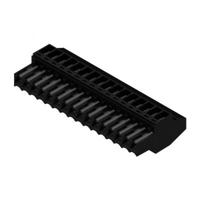 WEIDMULLER BL 3.50/16/90 SN BK BX Wtyk PCB (złącze wiązki), 3.50 mm, Liczba biegunów: 16, Przyłącze z jarzmem 1638920000 /30szt./ (1638920000)