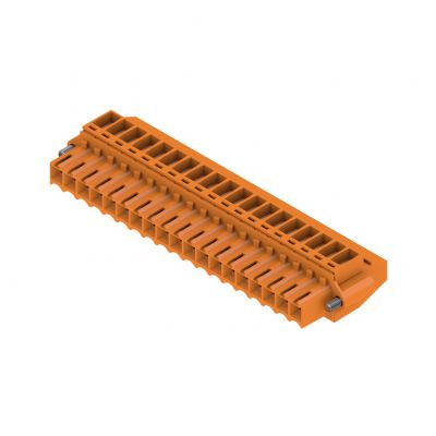 WEIDMULLER BL 3.50/19/90F SN OR BX Wtyk PCB (złącze wiązki), 3.50 mm, Liczba biegunów: 19, Przyłącze z jarzmem 1639180000 /24szt./ (1639180000)